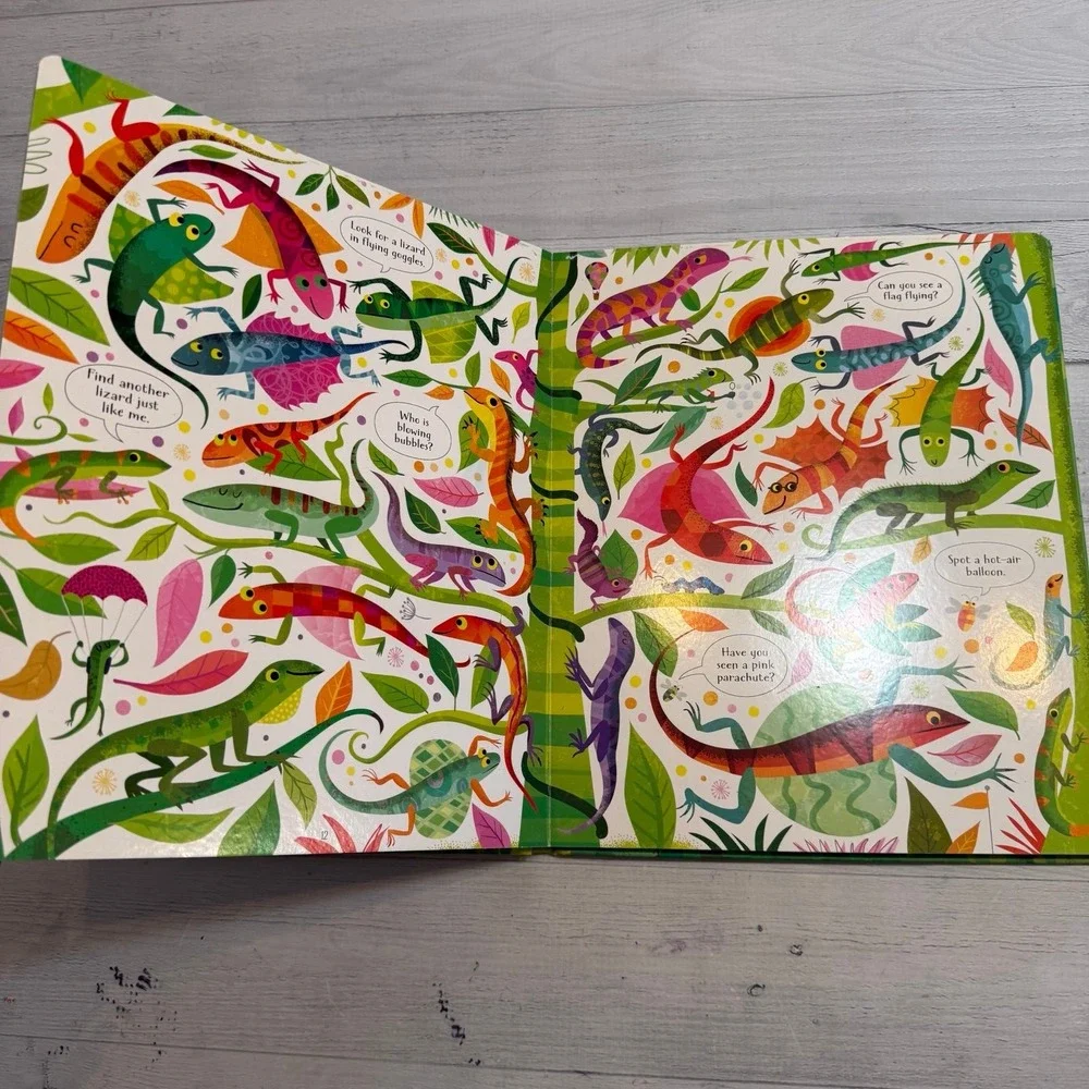 Usborne‎ Paper Pie jungle picture puzzle book